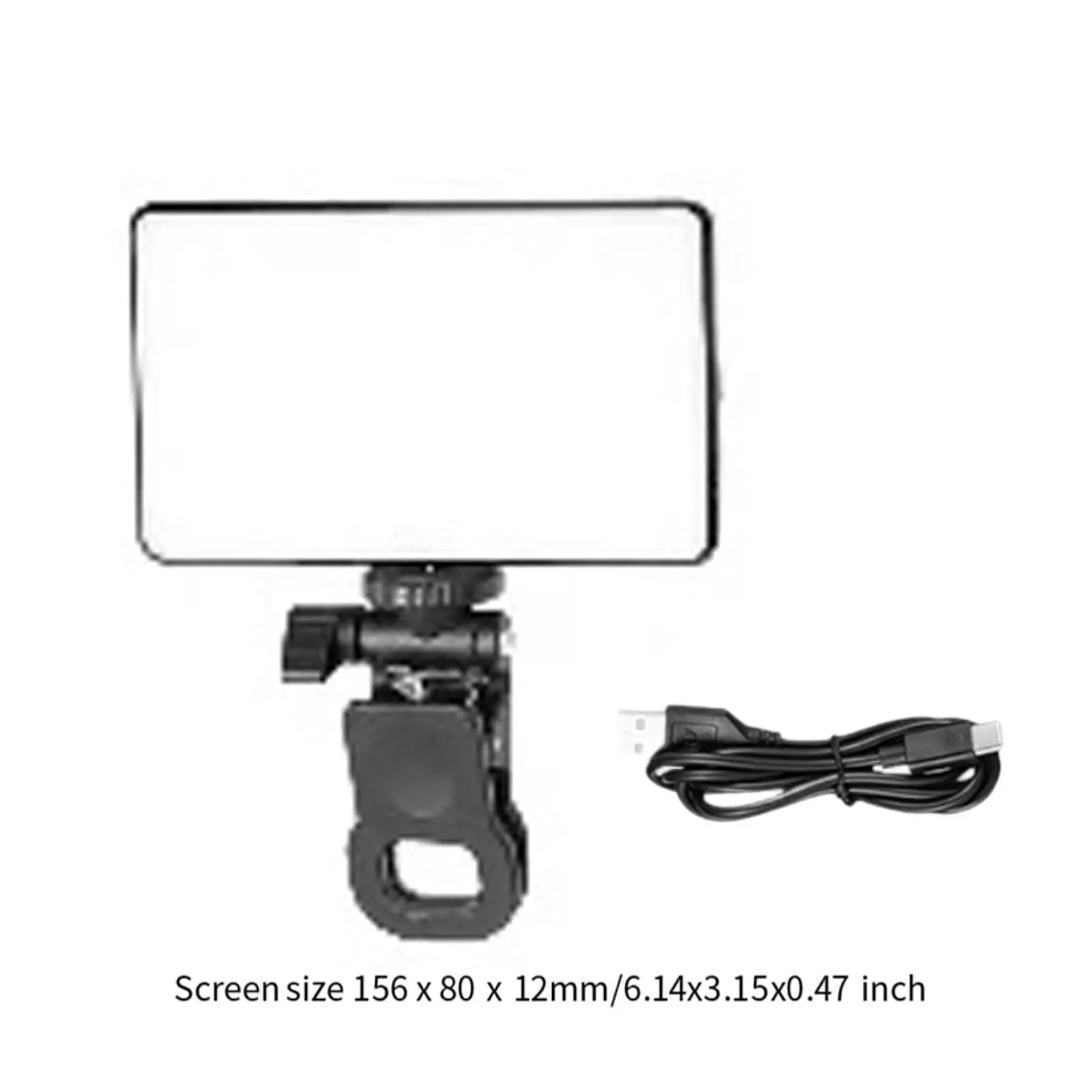 RGB Mini LED Video Light Dimmable for Video Conference Photos Taking Indoor Outdoor Live Broadcast Photography Selfie Lighting