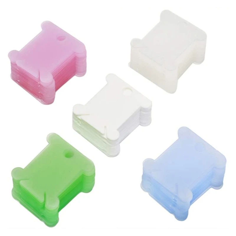 50 pezzi 1,37x1,49 pollici avvolgitori filo, filo da ricamo, dropship