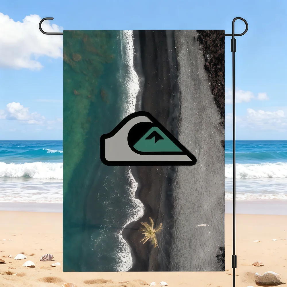 flag Outdoor Garden Fashion Q-Quiksilver-ES Lawn Logo Decoration Banner Home Party Picnic Decor