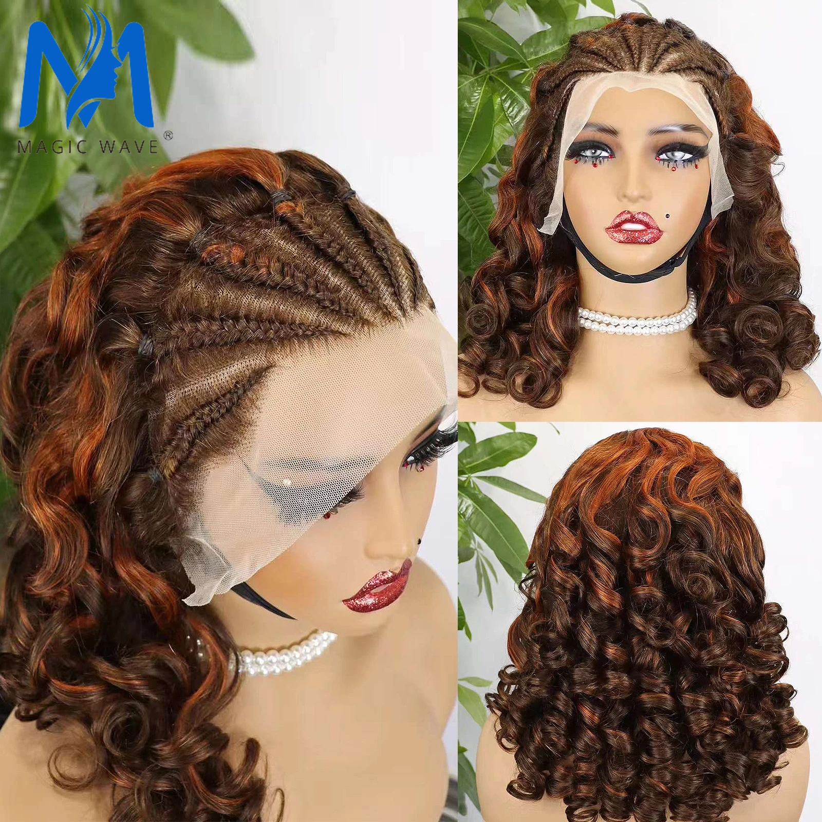 

P4/350 Color Loose Wave Human Hair Wig 13x4 Transparent Lace Frontal 250% Density Bouncy Curly Brazilian Remy Hair Wig for Women