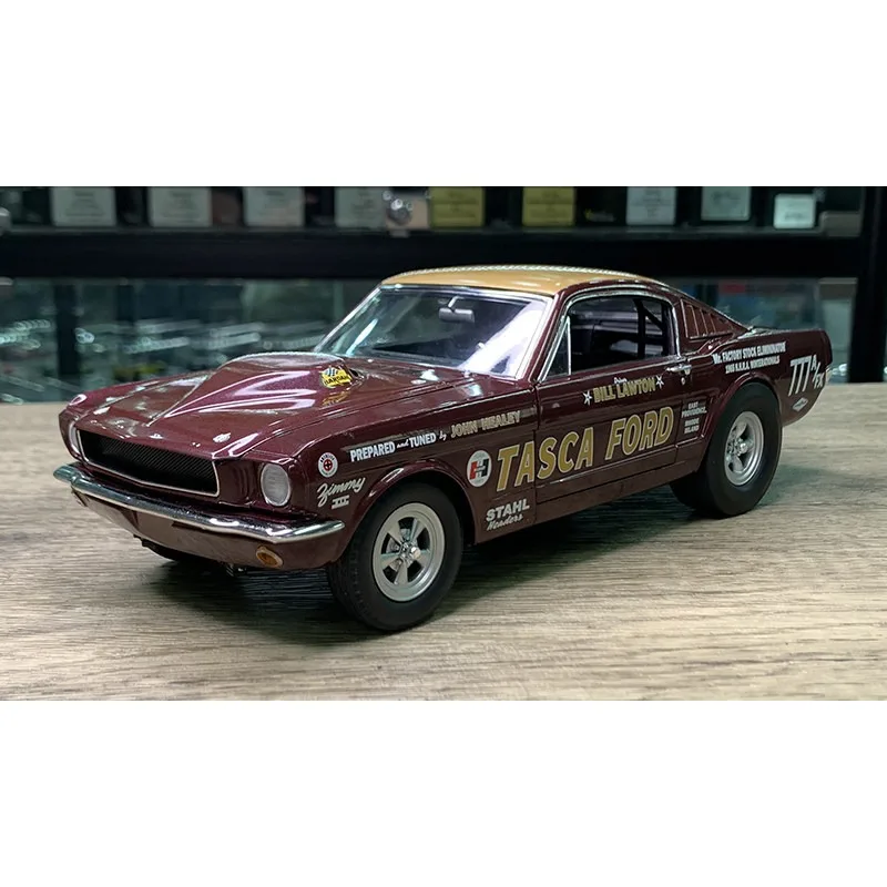 Diecast ACME 1:18 Scale Ford Mustang 1965 A/FX Tasca A1801839 Alloy Car Model view 2