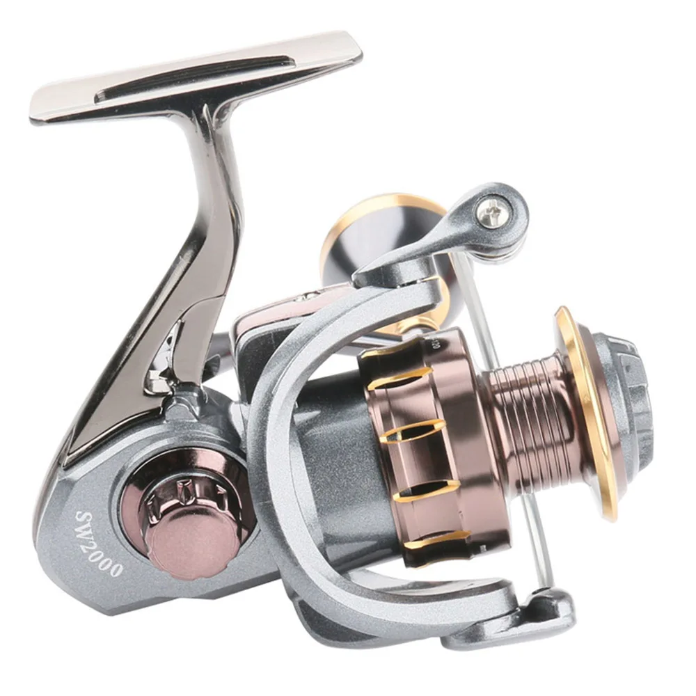 DEUKIO New 4+1BB Durable Spinning Reel Smooth Operation Freshwater And Saltwater Fishing Tackle Fishing Reel