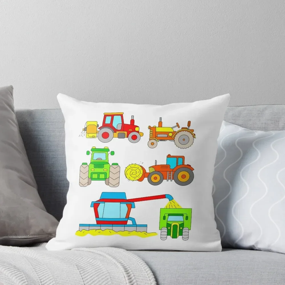 

Combines and tractors Throw Pillow Sofa Cushions Covers Cushions Home Decor Pillow