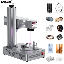 DAJA UV Laser Marking Machine Portable Industrial CNC Laser Engraver for All Materials Glass Silicone Metal Wood Plastic Leather