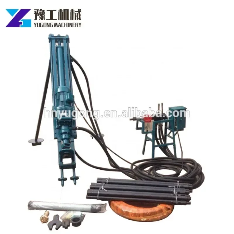 Factory Price Electric Borehole Drilling Rig Dth Drilling Rig with Spare Parts Hydraulic Portable DTH Water Well Drilling Rig