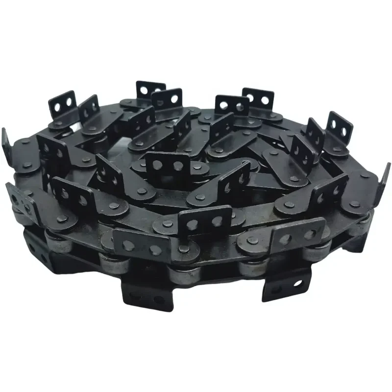 Heavy Double Pitch Chain with K1 K2 Attachment Carbon Steel C2050 C2052 Chain for Material Handling Conveyors