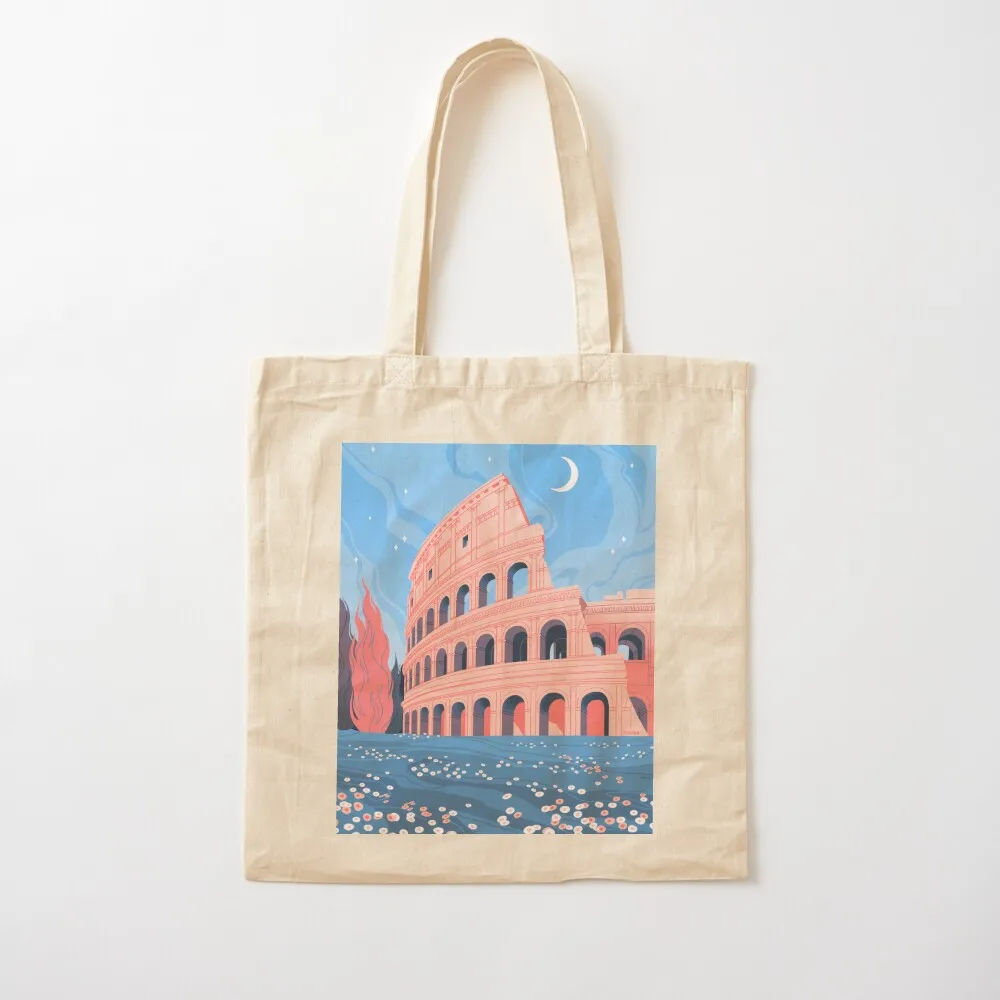 

May Colosseum Tote Bag shopper bag women tote bag custom Canvas Canvas Tote