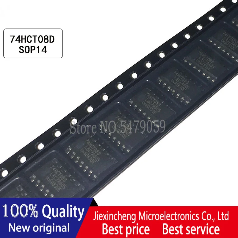 30PCS 74VHC04MX 74VHC04 74HCT08D 74HCT08 74HCT125D SOP14 New original chip