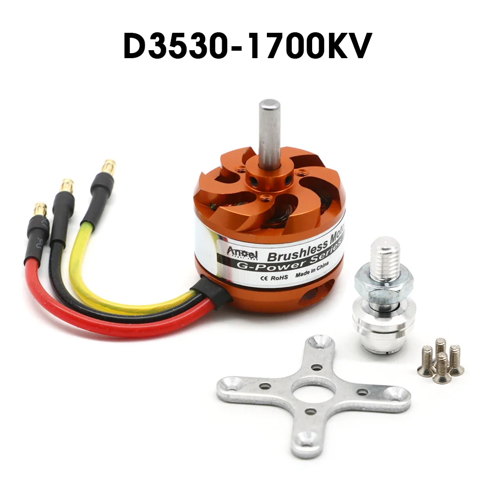 U-Angel-1988 Bürstenloser Motor 2-3S 4S 5S D2830 D2826 D3548 D3542 D3536 D3530 für RC Mini Multicopters Flugzeug Starrflügelflugzeuge 9