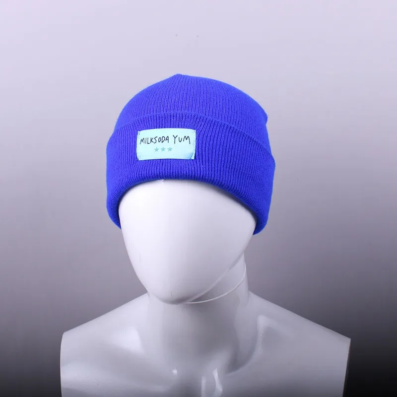 새로운 이반 코스프레 모자 애니메이션 외계인 무대 이반 유니섹스 성인 조절 가능한 블루 니트 모자 따뜻한 모자 할로윈 소품 액세서리