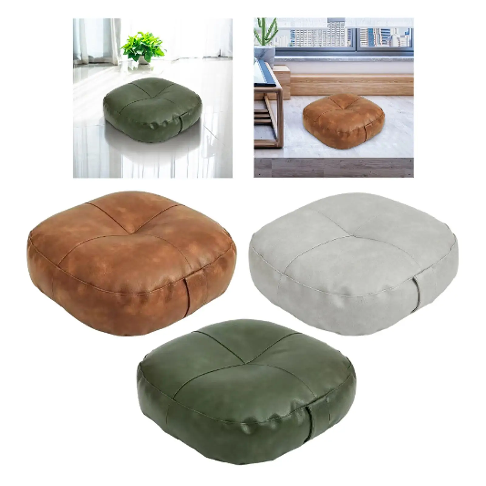 Floor Cushion Floor Pillow Comfortable,Chair Cushion,Outdoor Patio Pillow Tatami Cushion for Indoor Outdoor Dining Room Home