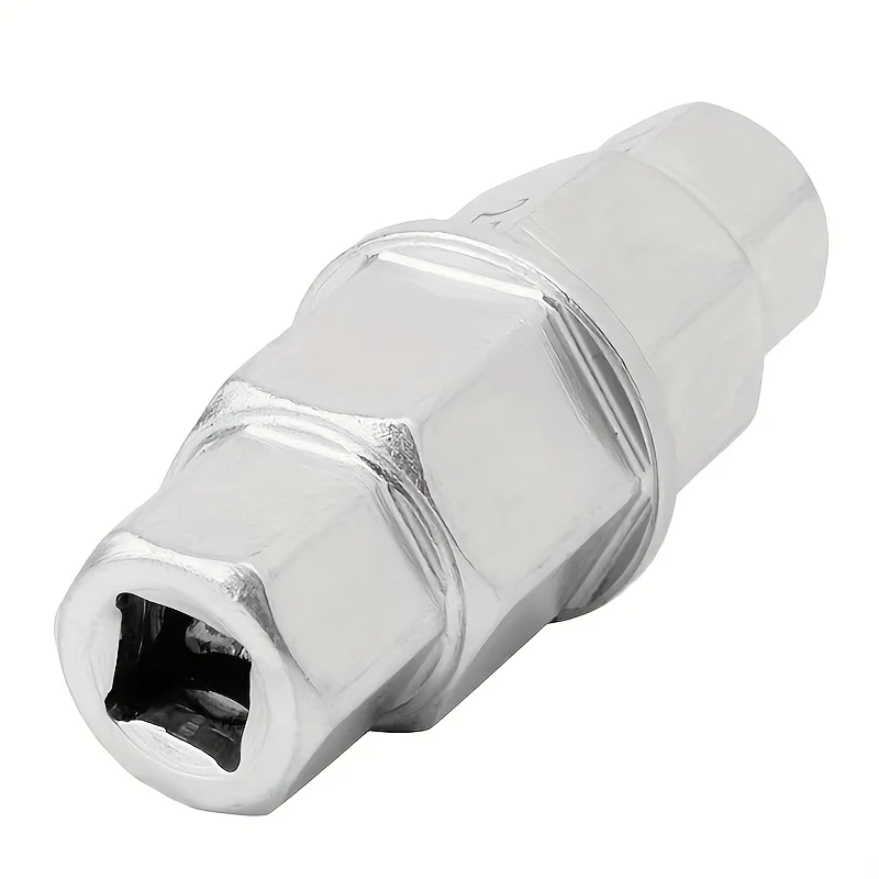 1pc Motorcycle Hex Key Socket Wrench, 17/19/22/24mm Front Wheel Spindle Removal Tool, Hexagonal Design