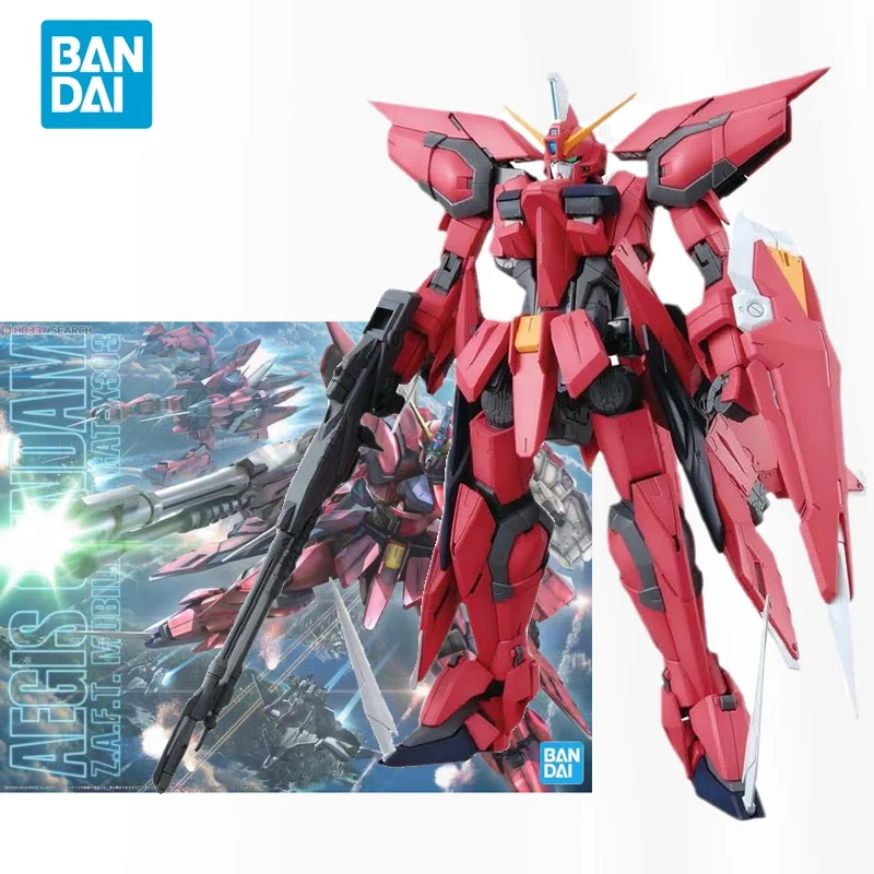 

Bandai Genuine Original Anime GUNDAM Model MG 1/100 AEGIS GUNDAM Action Figure Assembly Model Toys Collectible Gifts For Kids