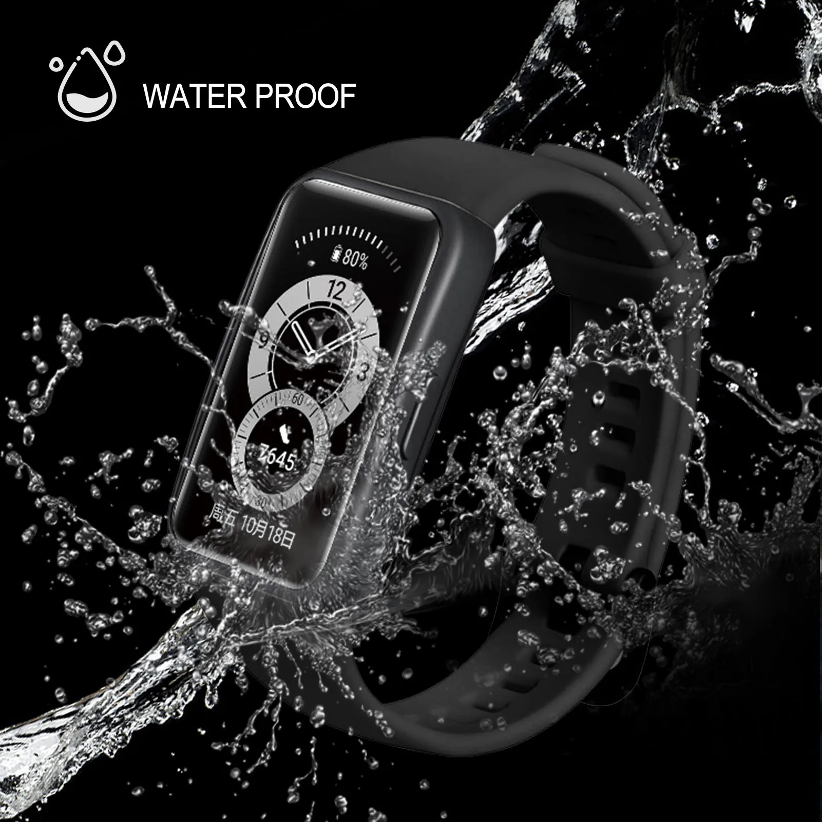 Ремешок для часов Huawei Honor Sports Band 6, мягкий силиконовый сменный браслет для мужчин и женщин, аксессуары для умных часов Huawei