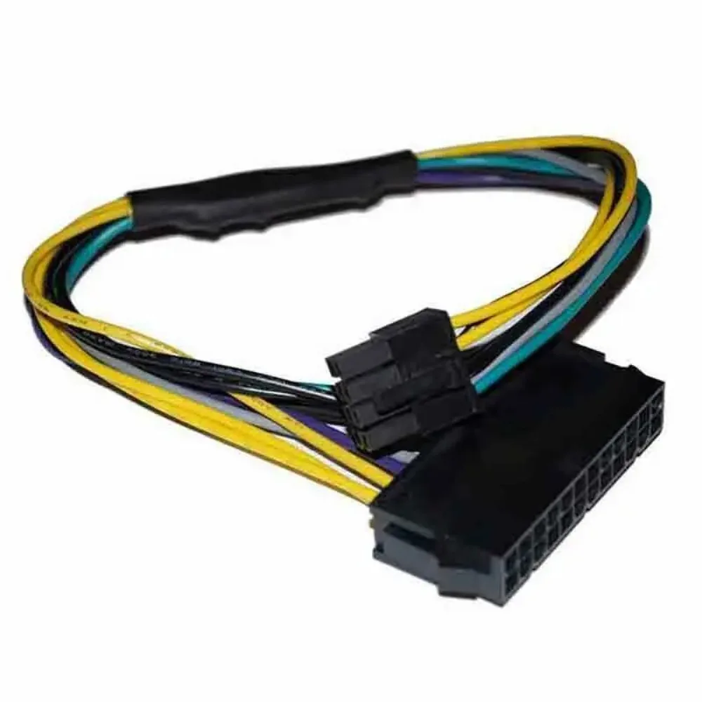 30cm ATX 24Pin to 8Pin PSU Power Adapter Cable Motherboard Replacement Cord for DELL Optiplex 3020 7020 9020 Precision T1700
