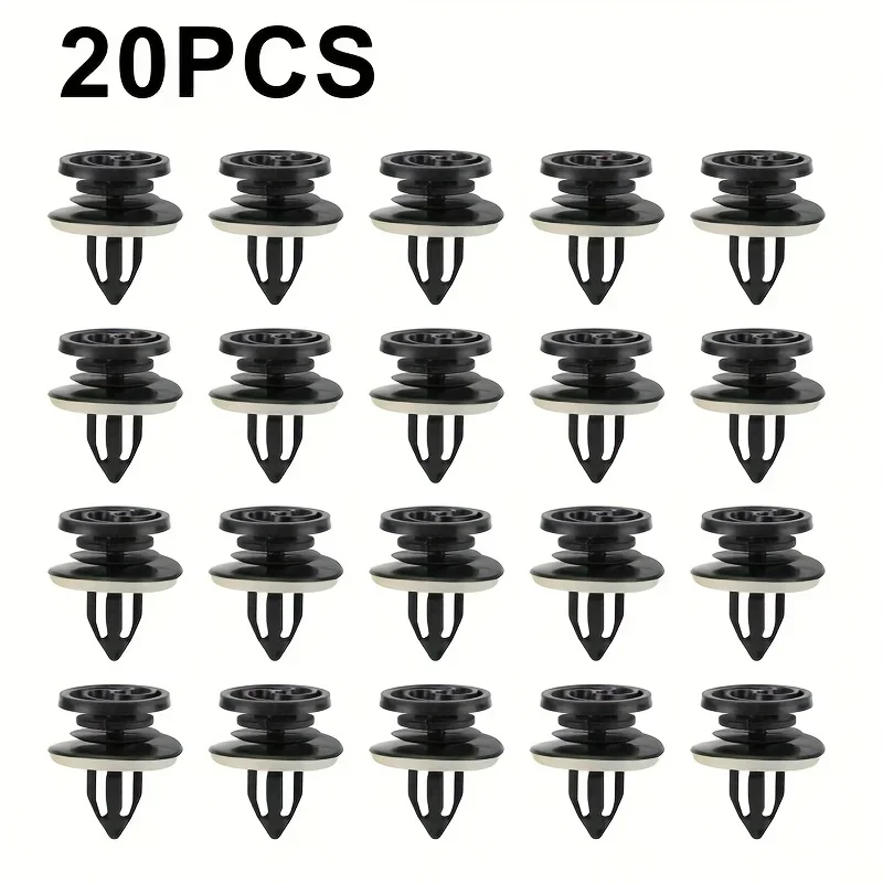 20pcs For Audi A3 8P A4 A6 C6 For VW Passat B6 Door Card Panel Trim Rivet Clip Inner Molding Upholstery Fastener OE 8E0868243