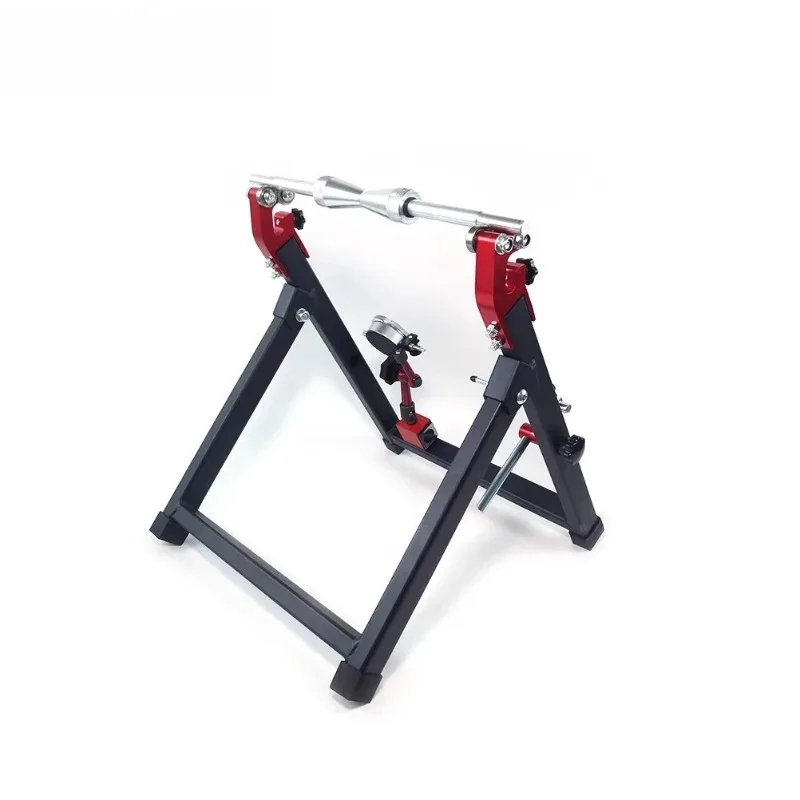 2025 New Motorcycle Universal Tool Wheel Rim Balance Adjustment Stand Foldable Wheel Balcncer with Dial Indicator