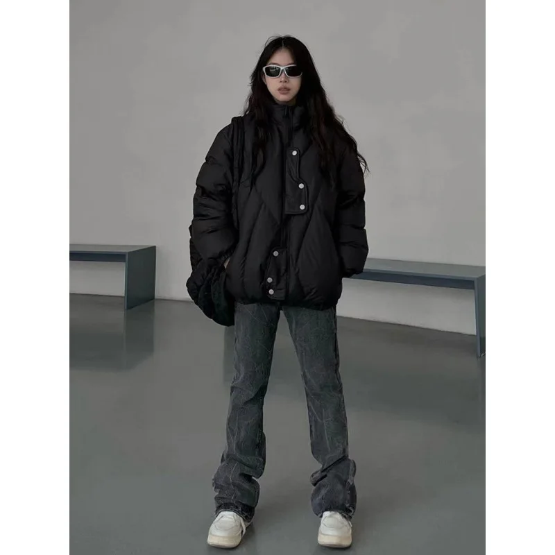 2024 New Women's Cotton Jacket - Vintage-Inspired Irregular Casual Bread Coat, Versatile Outerwear for Autumn and Winter