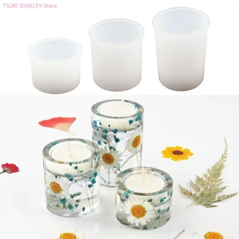 

62KE DIY Frangrace пластырь, мыло, свеча, смола, форма для подсвечника ручной работы, форма для литья, основа для подсвечника,