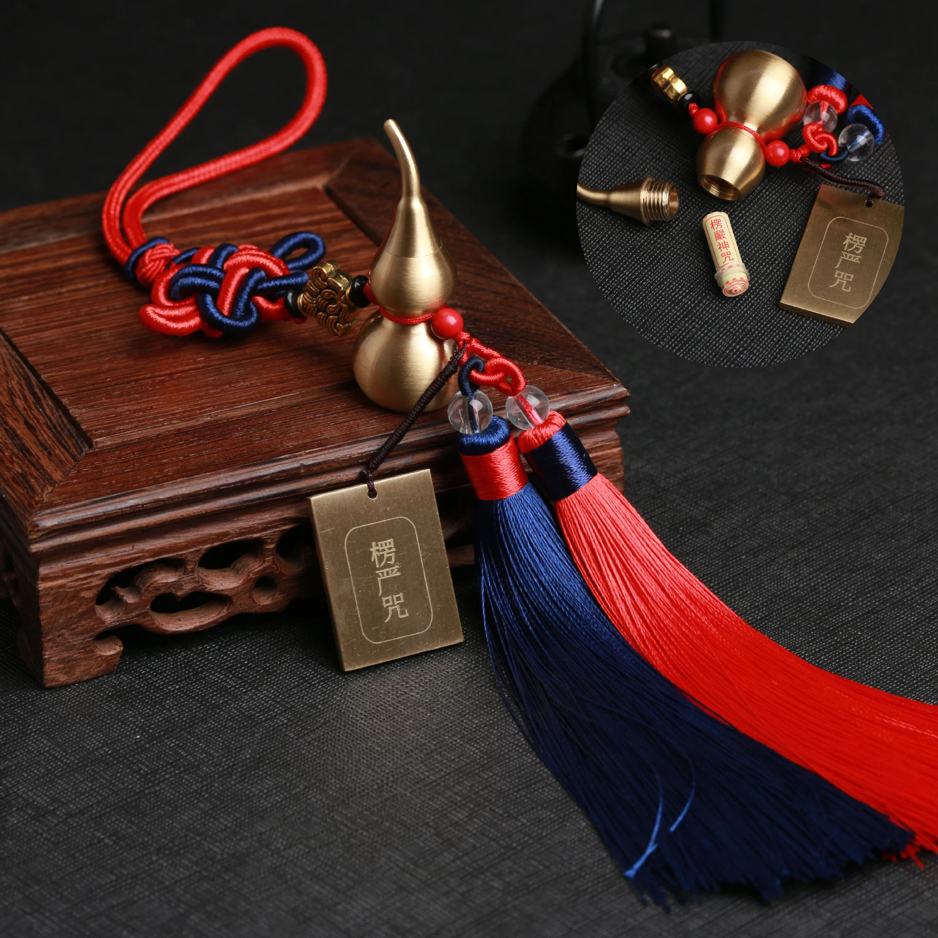 Safe  amulet  # 2023 NEW Geomantic omen Buddhism Shurangama Mantra copper talisman HOME CAR good luck Ornament