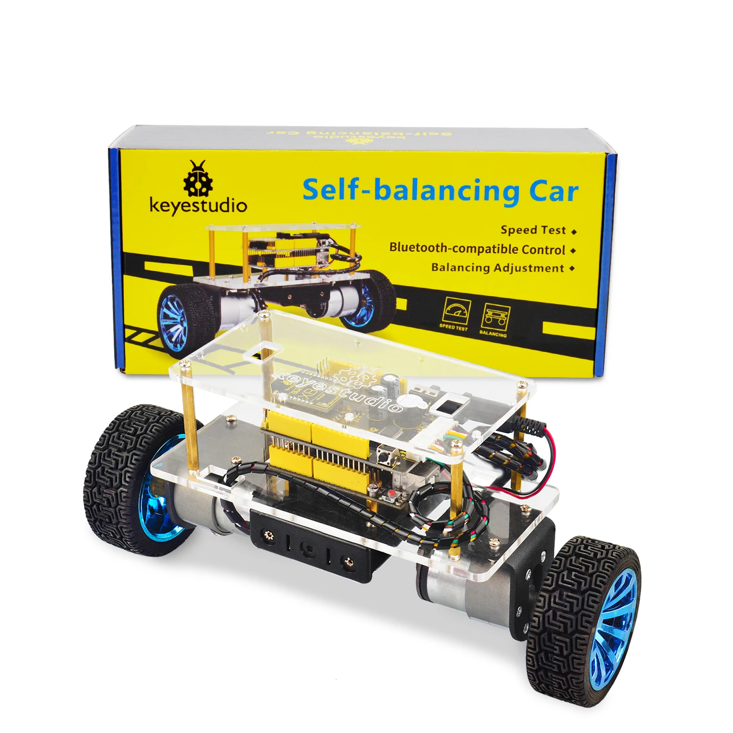 Keyestudio Two Wheel Self Balancing Robot Car for Arduino Robot Car With Mobile Phone Remote Control