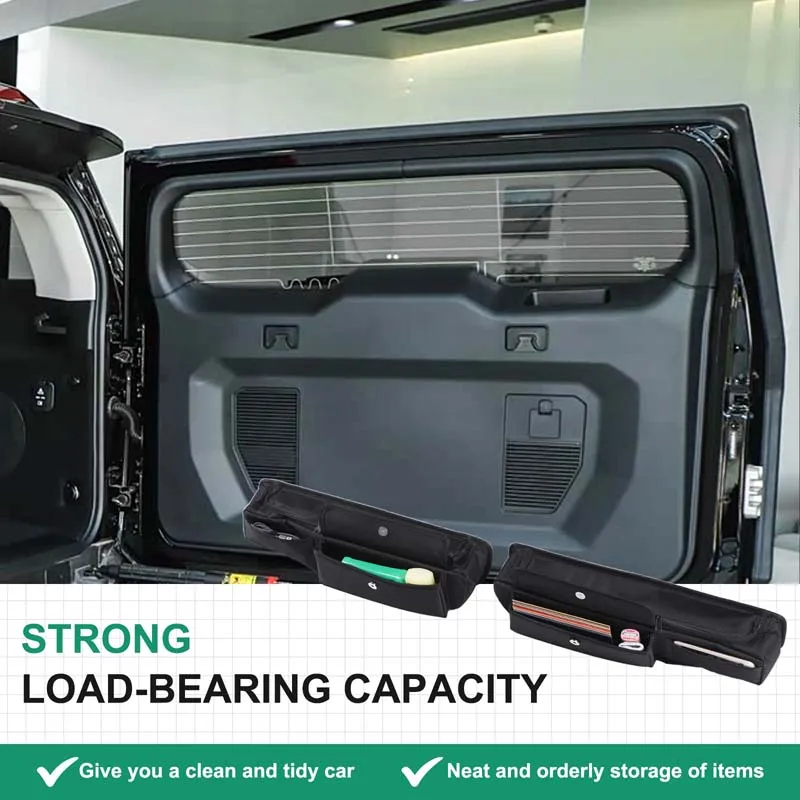 Car Trunk Tailgate Window Storage Bag Cargo Tools Tidying Package For Great Wall Tank 400 2025-2026 Car Accessories(Half-height)