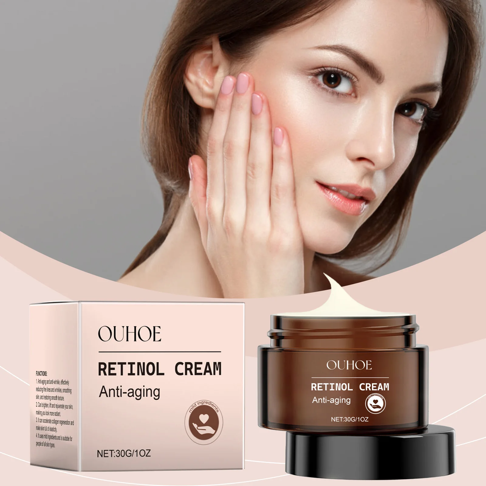 

Retinol Firming Cream - Nourishing Softening, Smooth, Firming Lifting Facial Care