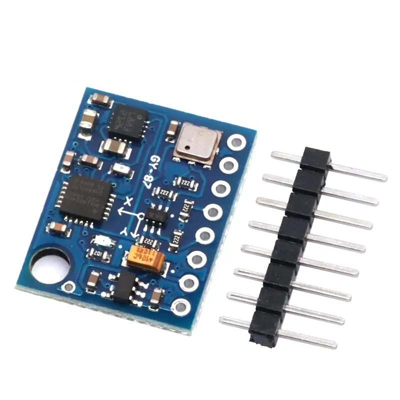 GHPYQKC GY-87 10DOF Module Original MPU6050 HMC5883L L883 BMP180 GY87 Sensor Module 3V-5V For Arduino