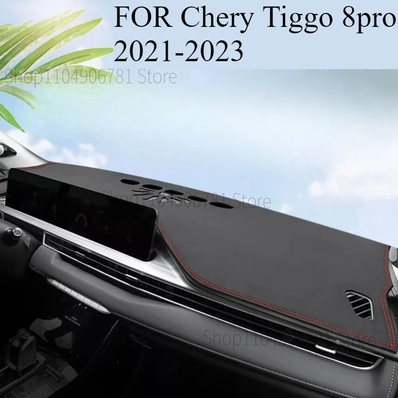 

FOR Chery Tiggo 8pro 2021-2023 Car Dash Mat Dashmat Dashboard Mat Cover Sun Shade Dash Board Cover Carpet Accessories