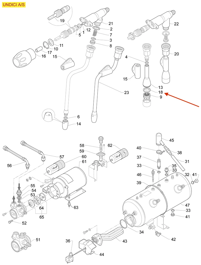 صمام غلاية لا سيمبالي 3/8 بوصة - 2.0 بار CE/TUV