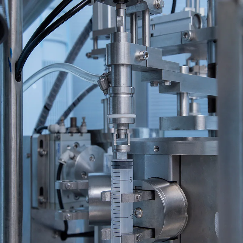 Automatic pre-filled plastic syringe, filling machine, plug machine, gel syringe filling equipment