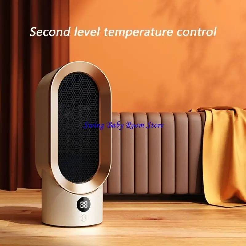 K1AD Portable Electric Heaters Low Noise Plastic Texture with Energy Saving Features