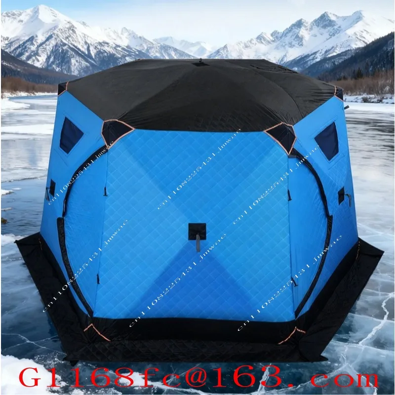 High Quality Winter Fishing Outdoor Leisure Tent, Night Fishing Overnight, Warm Insulation, Thick Camping Tent