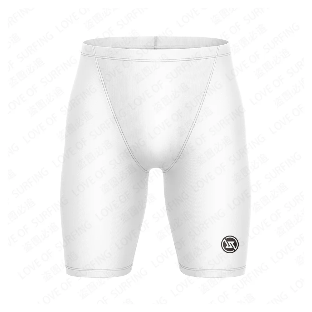 Flat angle swimming trunks, water swimming, surfing, sports swimming, men\'s swimming trunks, shorts can be customized