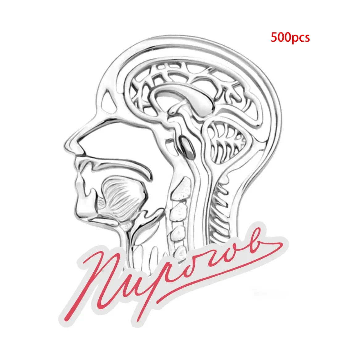 

ENT Brain Brooch Pin Customized 500 pieces
