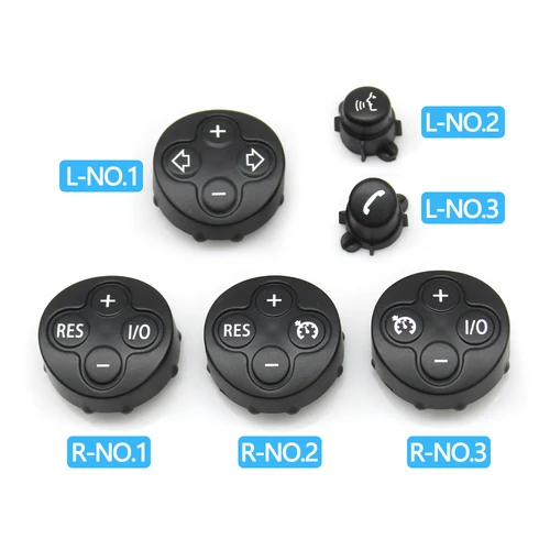 Imagen 2 del producto Protector de cubierta de botón de interruptor de Control de crucero multifunción para volante de coche, embellecedor para BMW Mini Cooper Paceman R55 R56 R57 R58 R59 R60 R61