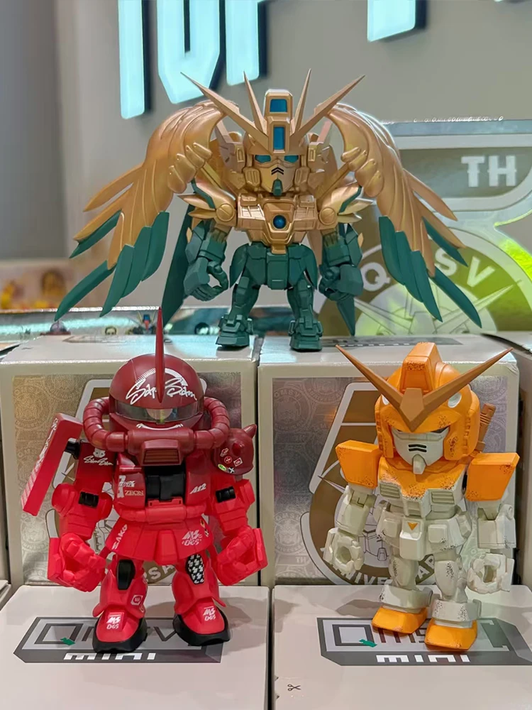 جديد حقيقي Qms الحرية الصغيرة الأصلي الجناح خمسة الذكرى سلسلة تذكارية صندوق أعمى نموذج سيارة تمثال الهدايا #4