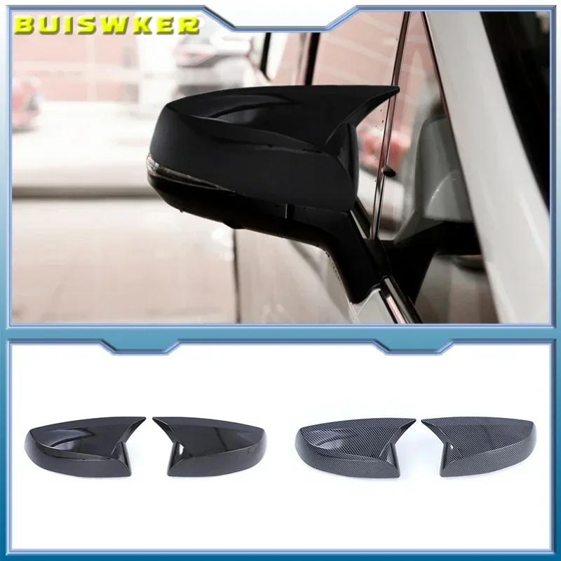 For Toyota Alpha Rearview Mirror Cover Alphard Vellfire 30 Series Twin Engine Willfa Carbon Fiber Rearview Mirror Cover