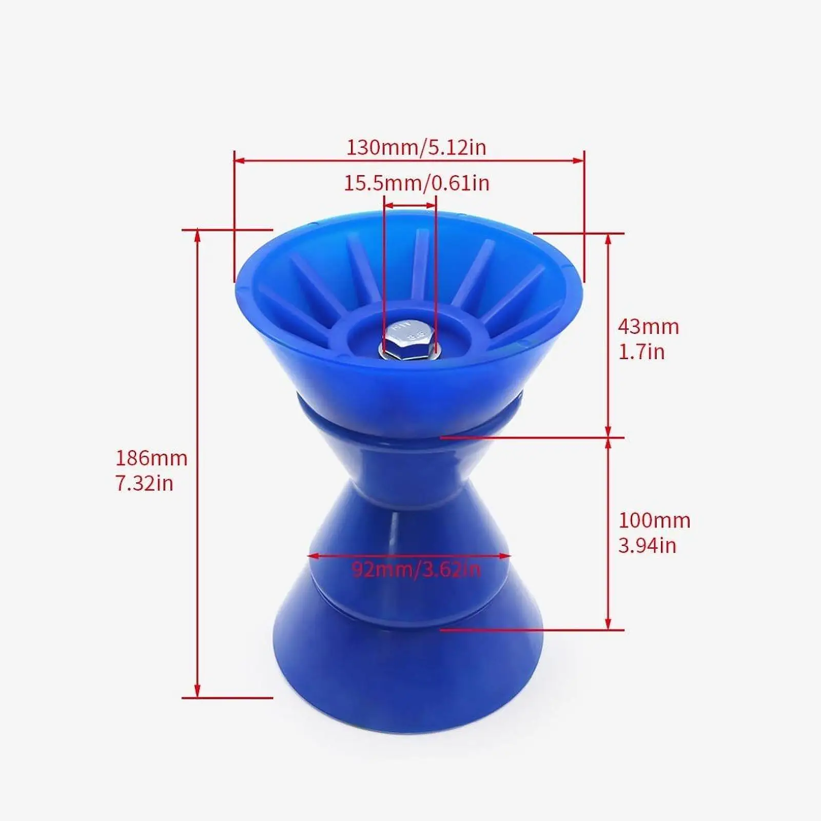 Rouleau de remorque de bateau, remplacement d'arrêt d'arc de remorque de bateau, haute fiabilité, rouleau d'arc robuste de qualité supérieure pour les entrepôts de bateaux marins