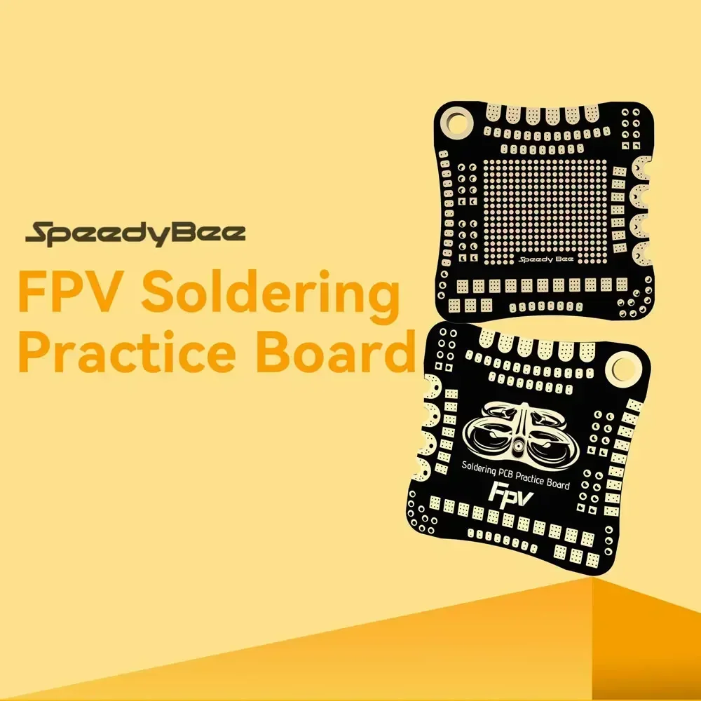 SpeedyBee FPV Soldering Practice Board Welding Exercise Plate for RC Flight Controller FC ESC VTX Drone