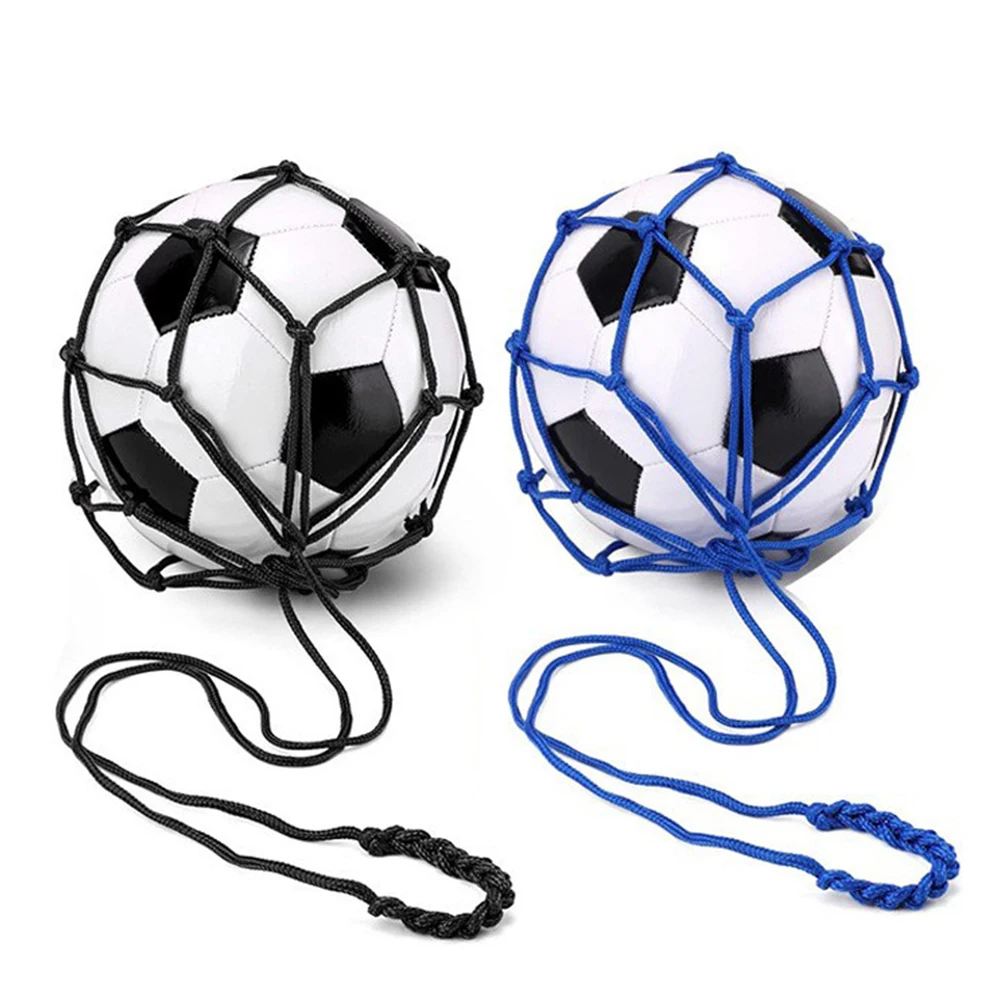 Football Kick Throw Solo Practice Training Aid Fits Ball Size 3 4 5 Soccer Ball Trainer Net for Youth Adults Training Equipment