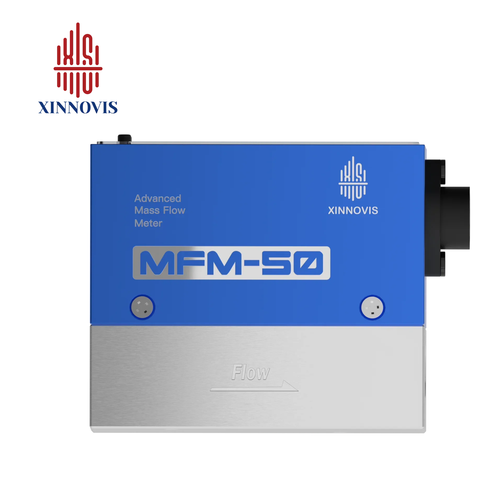 M عالية الدقة MFM-50 MEMS الغاز/N2/H2/Air/O2/CO2/He/Ar/CH4 مقياس التدفق الشامل مع RS485/4 ~ 20mA Xinnovis شاشة الكريستال السائل OEM المدعومة