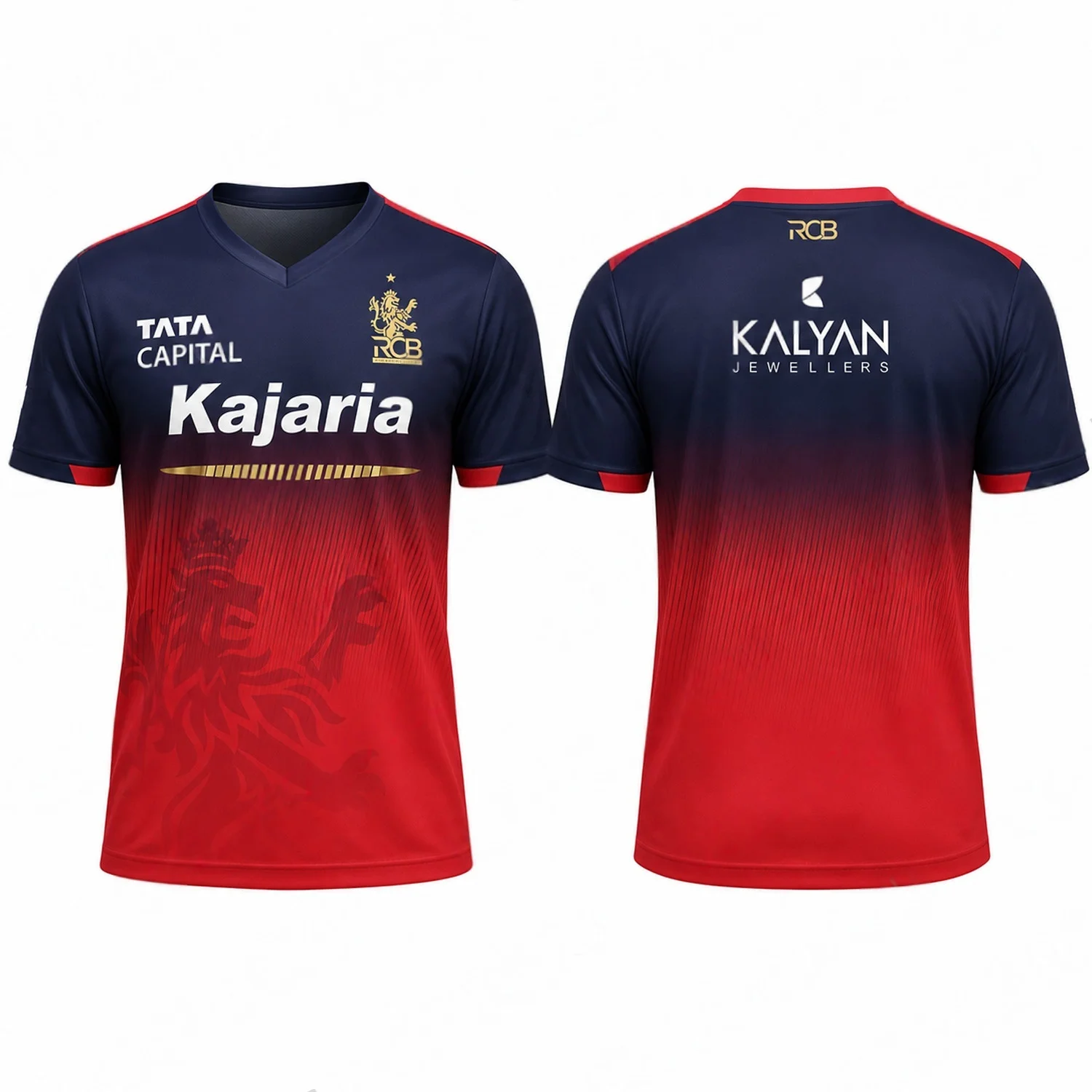 2026 Klassisches Ganzjahres-Erwachsenen-RCB IPL Cricket-Team-Trikot Schnell Trocknendes Kurzarm-Freizeit-Sport-T-Shirt Fan-Erwachsenen-Oberteil – Detail 8