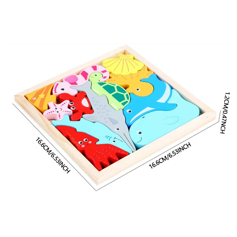 Wooden Puzzles for Kids, Multifunction Exploration Wooden Toys, Intelligence Brain Teasers Toy Logic Game Educational Game