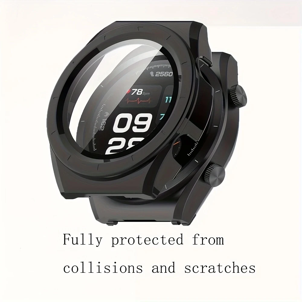 New PC+Tempered Protective Case Anti-Scratch Full Coverage Screen Protector Hard Accessories Cover Shell for Xiaomi Watch H1.