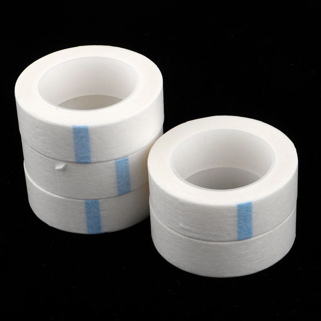 5x cinta de pestañas no tejida gasa debajo de parches oculares para pestañas