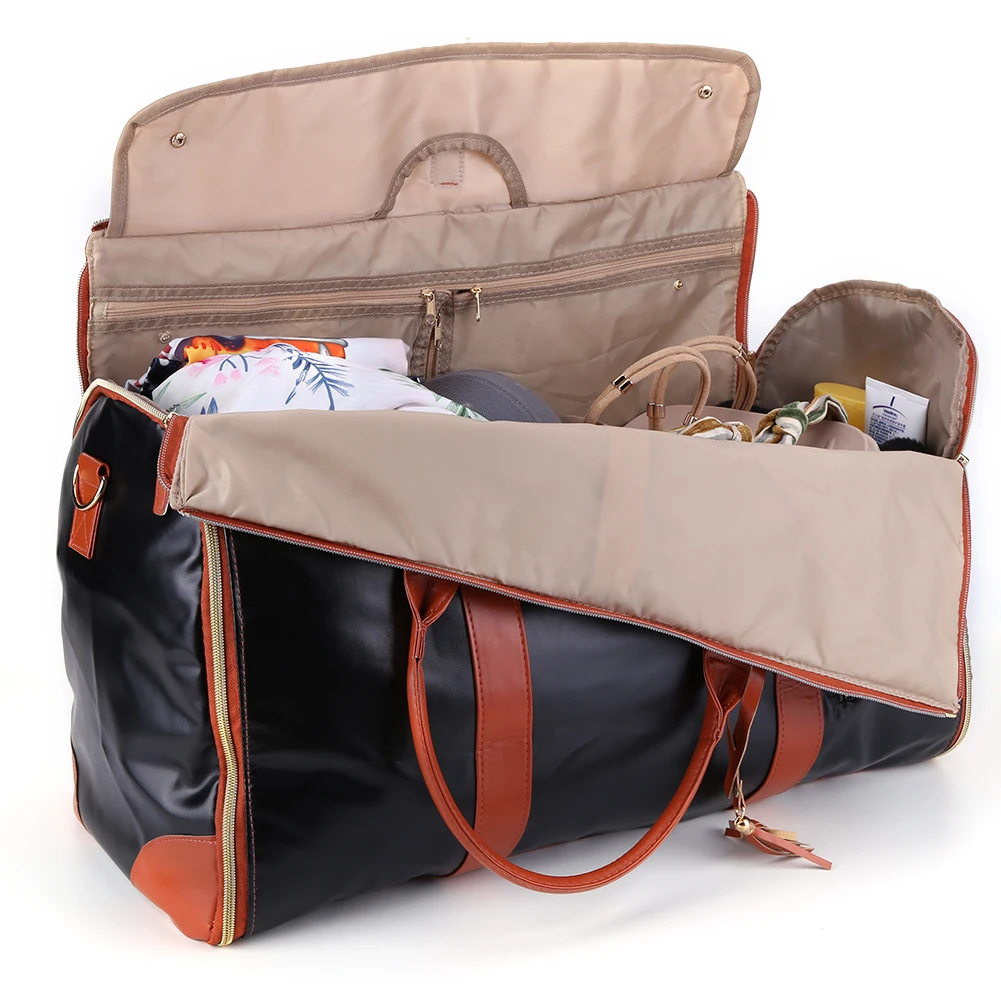 Hanging Suit Bag Multifunctional Sports Carry Bag Large Capacity Foldable Wear- Accessories for Travel Swimming