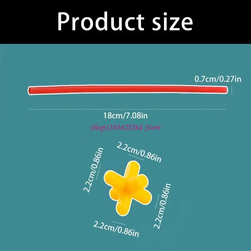 Creative Straw Tube Building Block Toy for Prechool Kids Social Skill Development Fine Motor Skill Exercise
