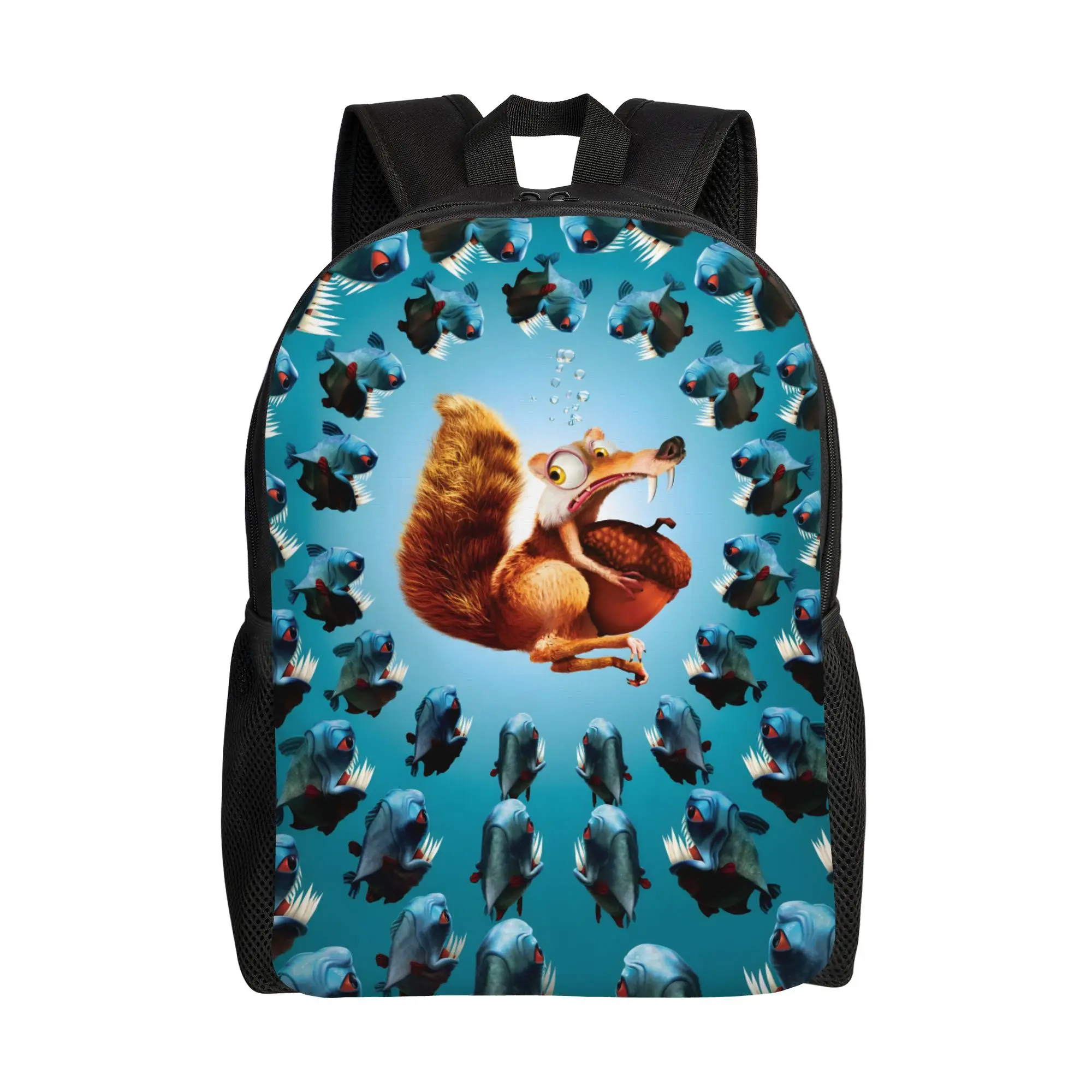 

1Piece Disney Naughty Squirrel Bookbag Zipper Closure Ice Age Backpack New Term Starts