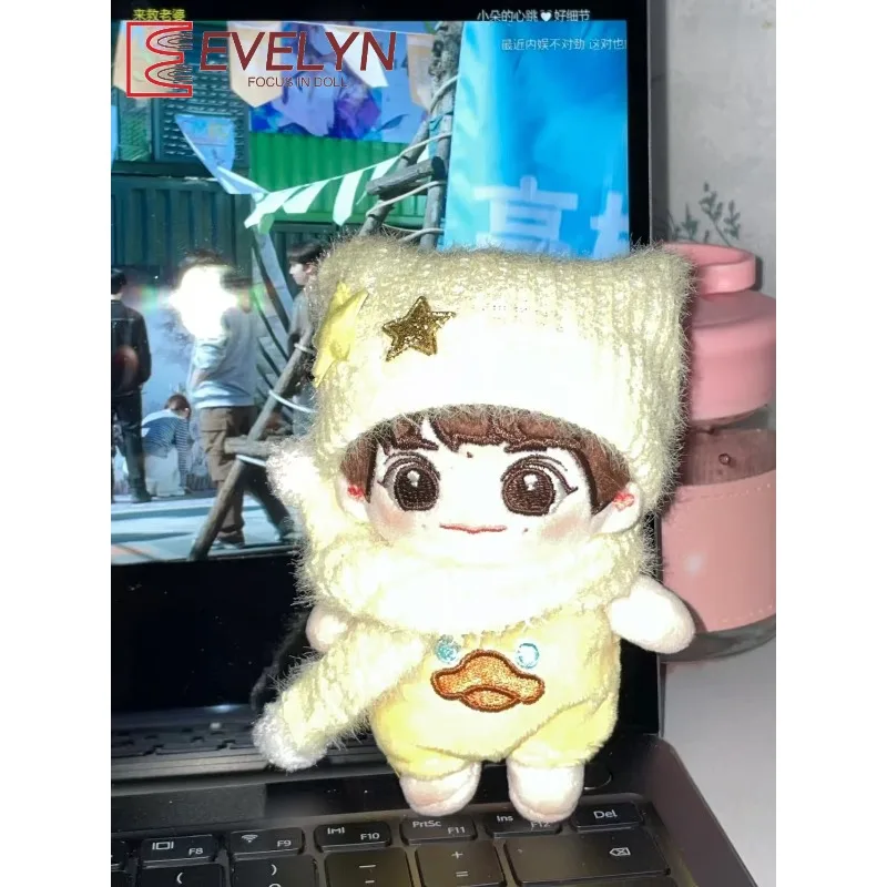 Evelyn Autumn and winter cute prince princess handmade scarf and hat suitable for 10cm cotton dolls